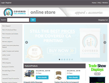 Tablet Screenshot of coveredcastore.com
